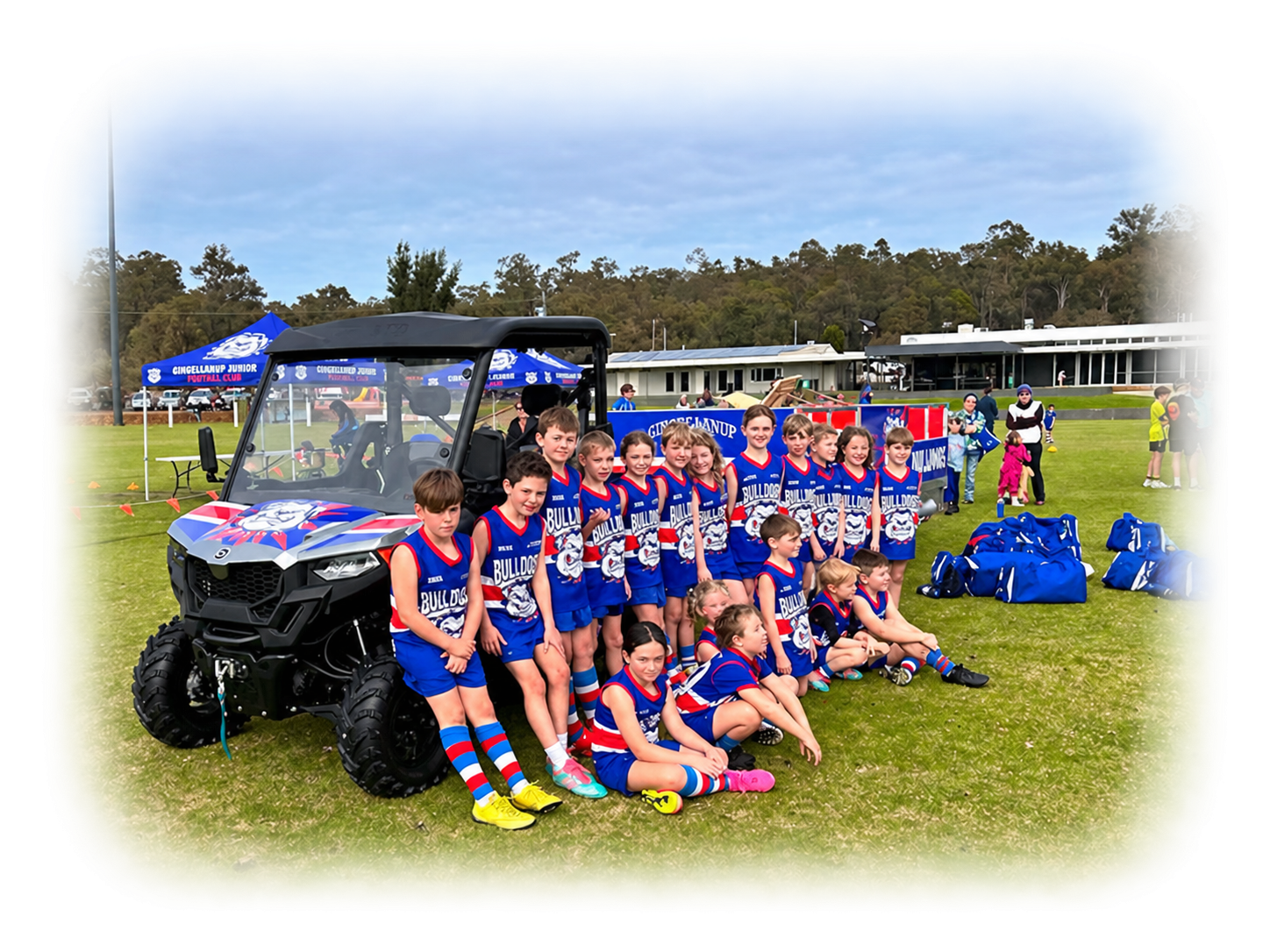 Team with Buggy